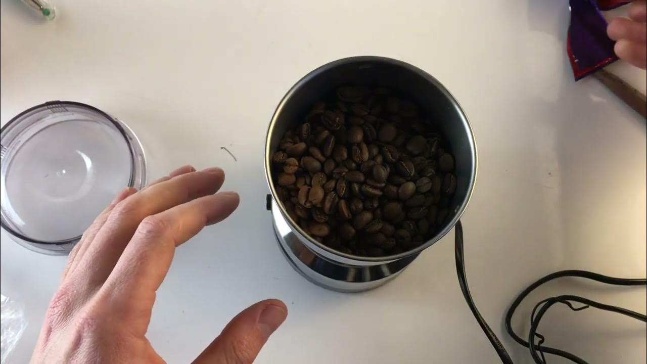 Распаковка кофемолки good helper cg-k02 - YouTube