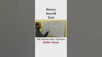 Binary Search Tree explained with easy example 🌳