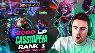 2000LP Cassio is KING of the CHINESE SUPER SERVER *PENTAKILL*