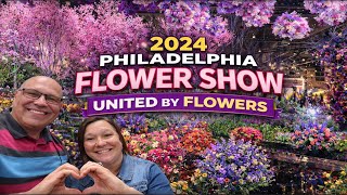2024 PHILADELPHIA FLOWER SHOW "United By Flowers" WALKTHROUGH Opening Weekend PA Convention Center