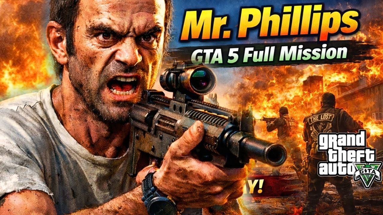 Mr. Phillips Mission GTA 5 | Trevor Ka Gussa | Full Gameplay Hindi 🔥 ...