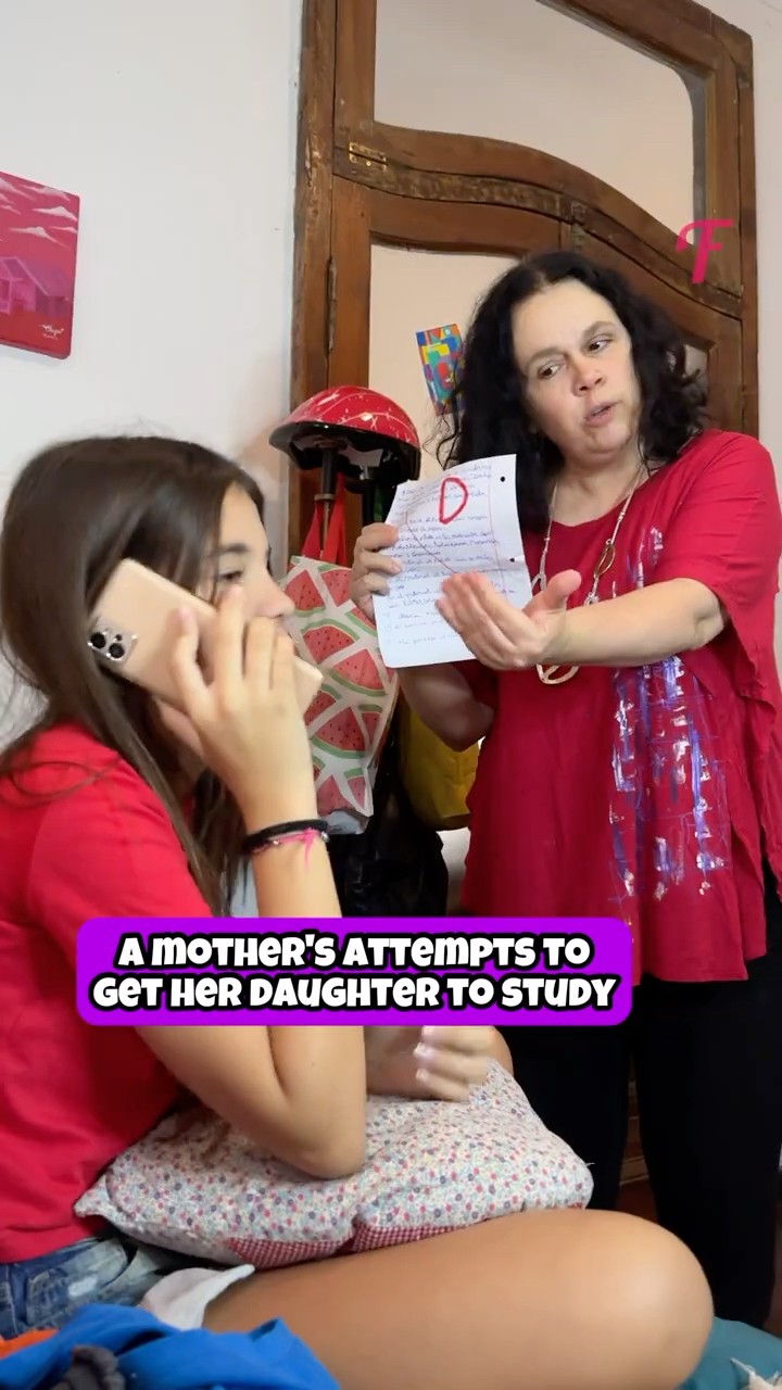 Mom's Desperate Attempt to SAVE Her Daughter's Grades! #shorts