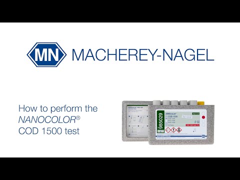 How to perform NANOCOLOR COD tube tests - video from Macherey-Nagel