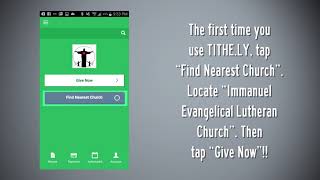 TITHE LY Intro Immanuel Evangelical Lutheran Church