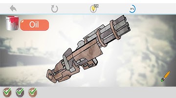 Powerful M134 Minigun Coloring Book - How to Paint Weapons With Color By Number