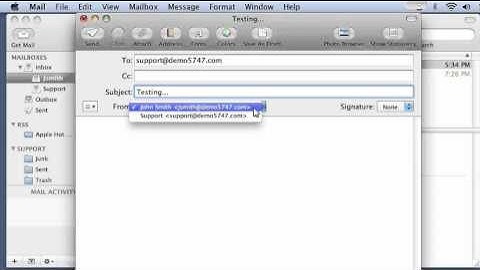 How to read and send email in Apple Mail