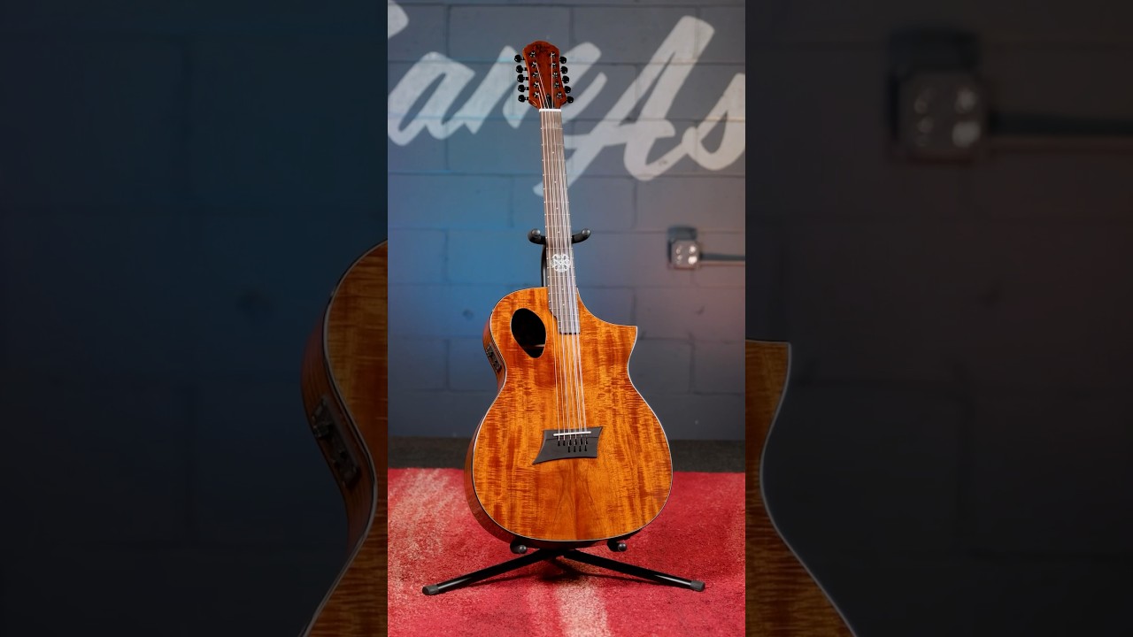 10 String Acoustic Guitar!!! Michael Kelly Forte Koa 10 #guitar