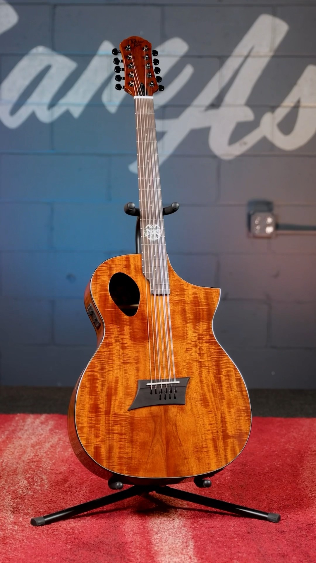 10 String Acoustic Guitar!!! Michael Kelly Forte Koa 10 #guitar