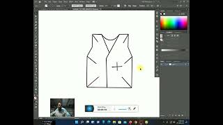 Vest designing with Illustrator screenshot 4