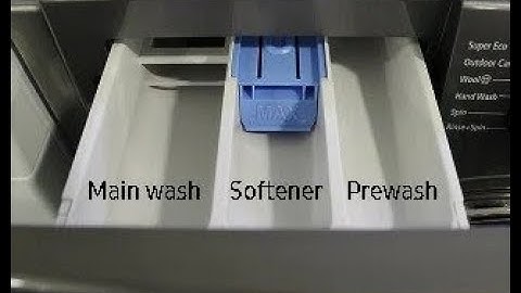 How to use Detergent Dispenser for Samsung Washing Machine