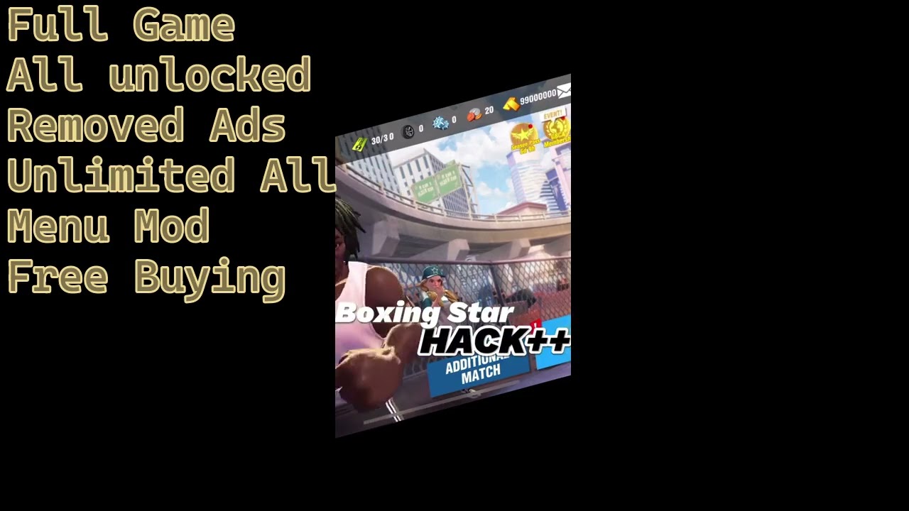 Boxing Star Mod Apk / Mod Menu Latest Version 2025 | All Unlimited & All Unlocked & Unlimited Money