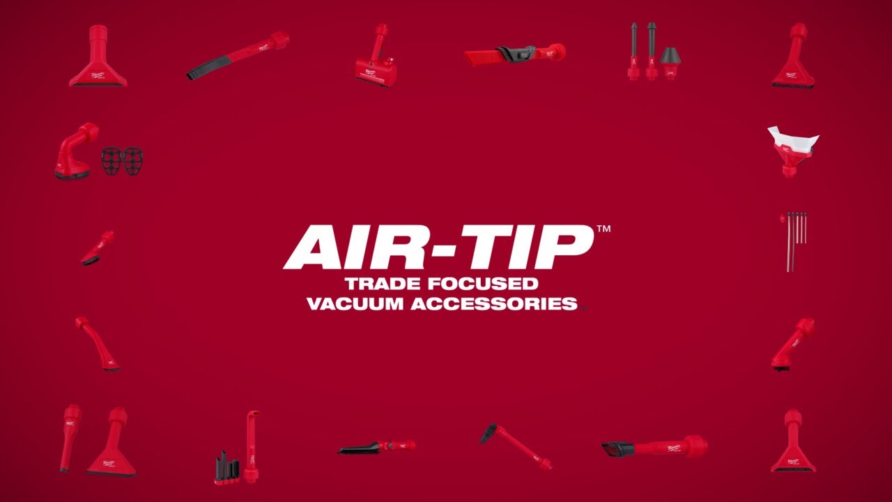 Milwaukee® AIRTIP™ Trade Focused Vacuum Accessories YouTube