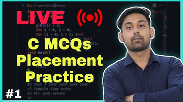 LIVE | C/C++ Programming MCQs | Placement Practice | Interview Questions | In Hindi By Nirbhay