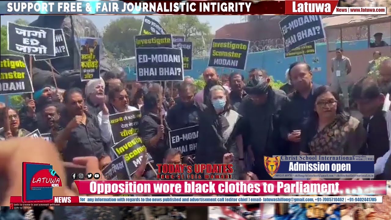 DISQUALIFICATION ROW | Opposition wore black clothes to Parliament as mark of protest