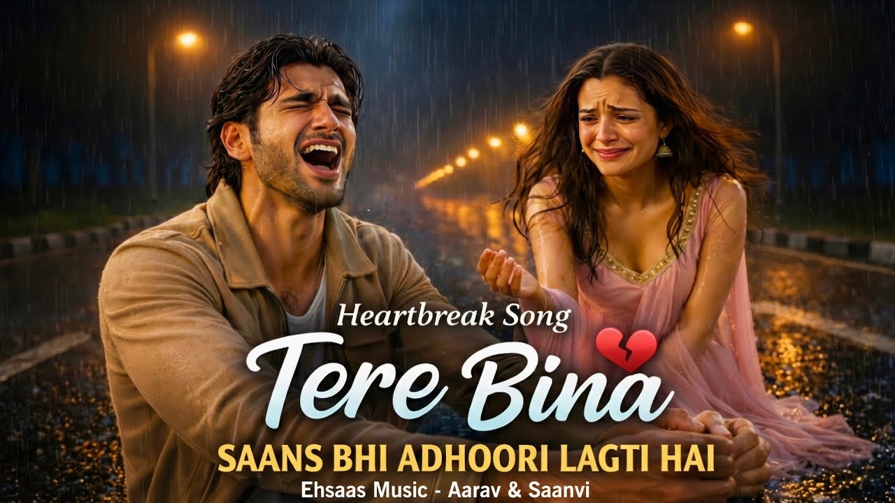 Tere Bina – Saans Bhi Adhoori Lagti Hai 💔 | Heart Touching Sad Song | Ehsaas Music | Aarav & Saanvi