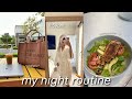 my 7pm *work* night routine | dinner, cleaning, cafe