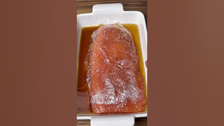 Cold smoked salmon