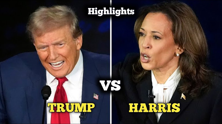 Trump Harris debate - Highlights - Harris vs Trump