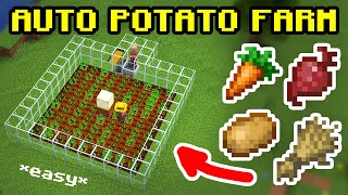 How to Build a Villager Potato Farm in Minecraft