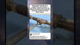 REMOVING BROKEN PIPE NIPPLES EASILY