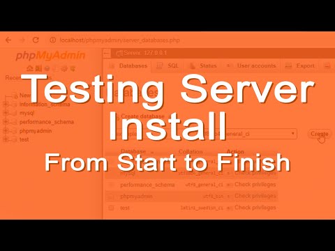 Install a Testing Server (an AMP stack) - From Start to Finish