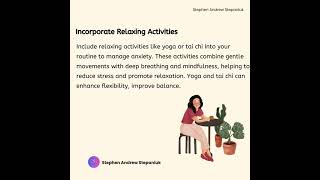 Celebrity Tips for Managing Anxiety Through Physical Activity By Stephen Andrew Stepaniuk Wealth