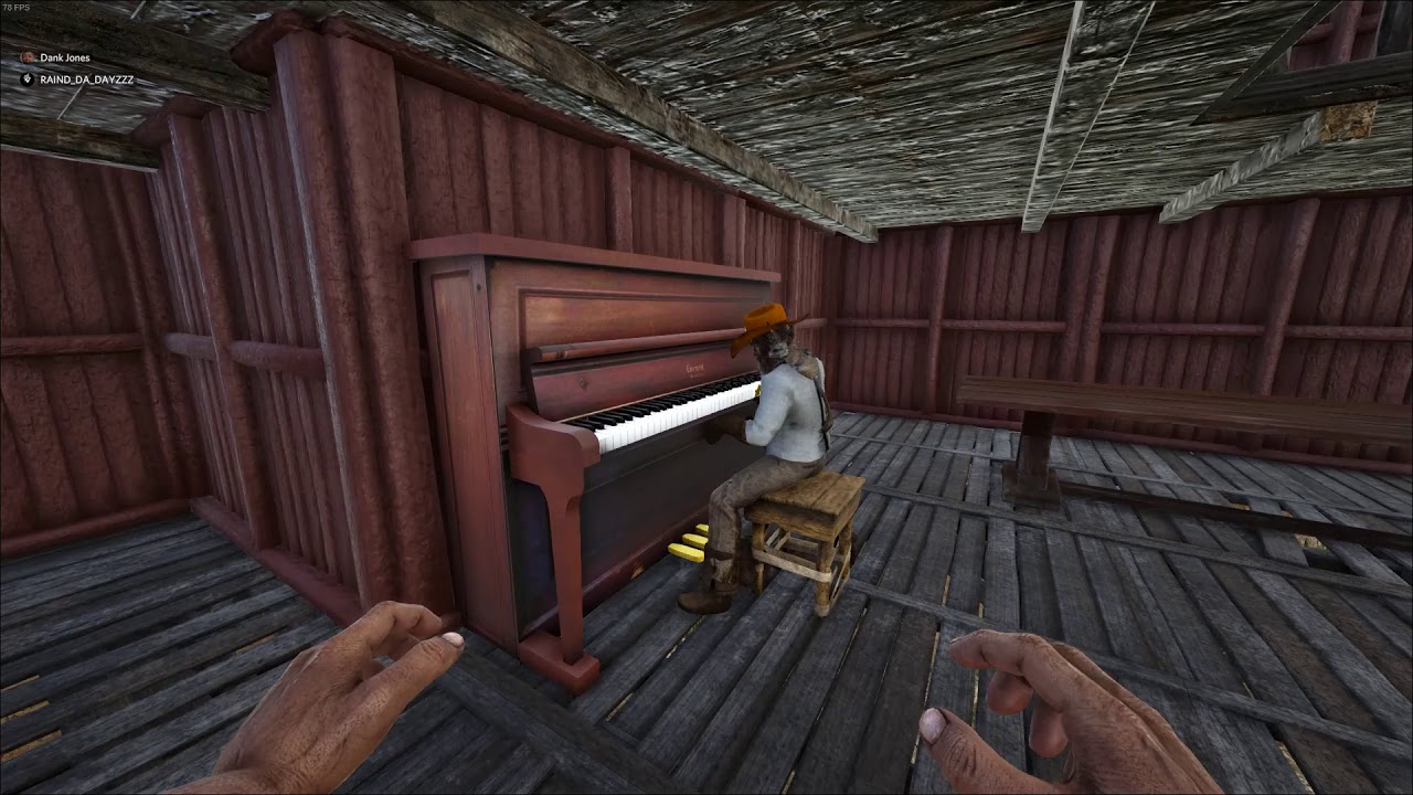 First time playing the Piano! Ark RP