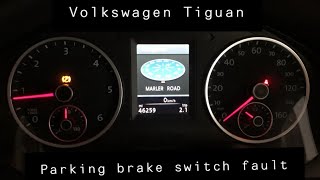 Volkswagen Tiguan Electric Parking Brake Fault 03200 (2009-2015)
