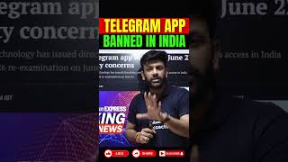 Telegram App Banned in India || Imposes Temporary Restrictions On Telegram #shorts #rahulsir