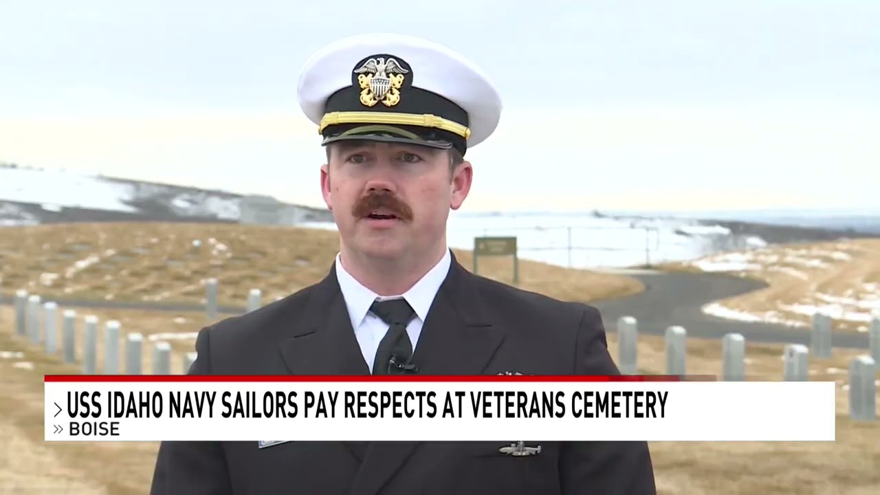 US Navy sailors travel through Idaho to connect with their namesake vessel