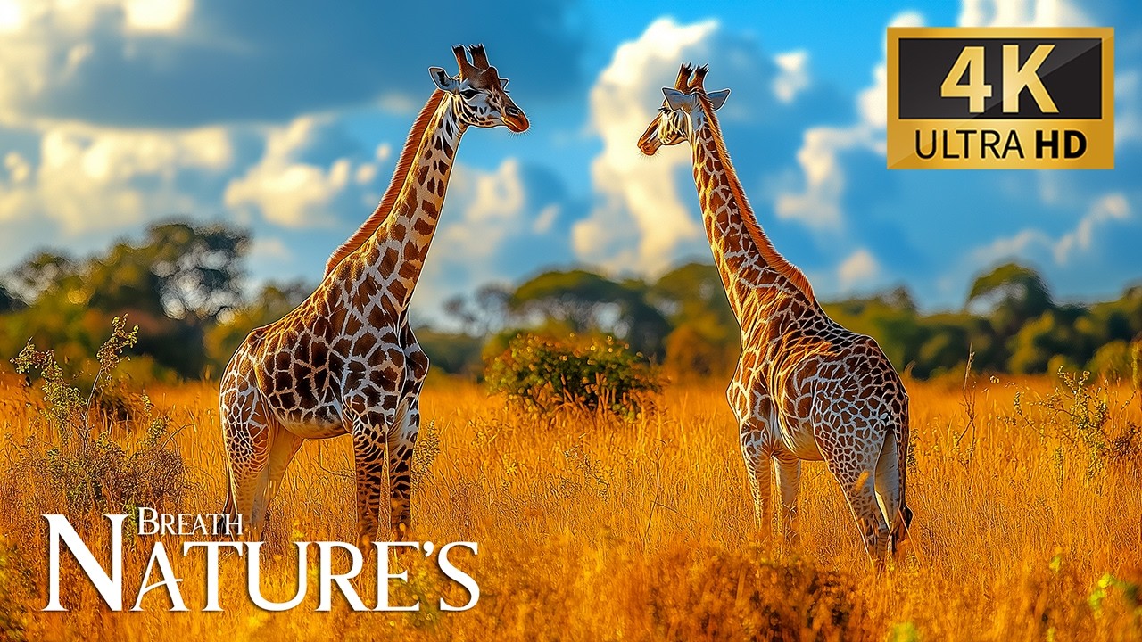 Nature’s Soft Breath with Animals 4K 🐾 Brilliant Expedition into Verdant Forests with Relaxing Piano