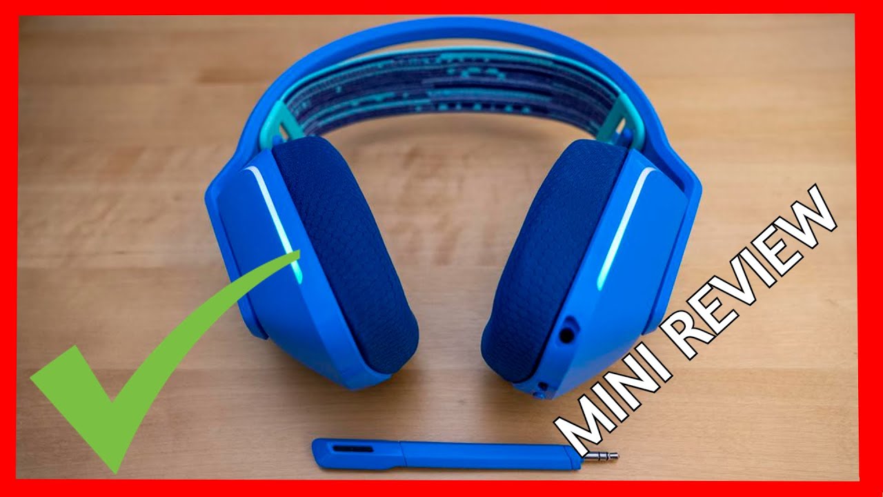 Logitech G733 LIGHTSPEED Auriculares inalambricos PC & PS4/5 mini Review Gaming headset - YouTube