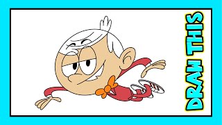 How to draw the awesome Lincoln Loud from ‘No time to spy’