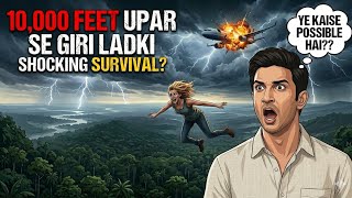 10,000 Feet| Se Girkar Bachi Ye Ladki 😱 | Flight 508 Miracle”#viral #mystery #unsolvedcases 