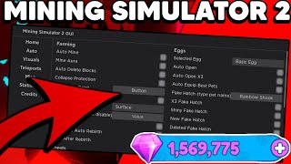 [NEW UPDATE] Mining Simulator 2 Script/Hack (AUTO MINE, AUTO REBIRTH, SKIP ANIMATION, DUPE GEMS)