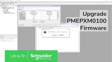 How to upgrade the firmware of PMEPXM0100 | Schneider Electric