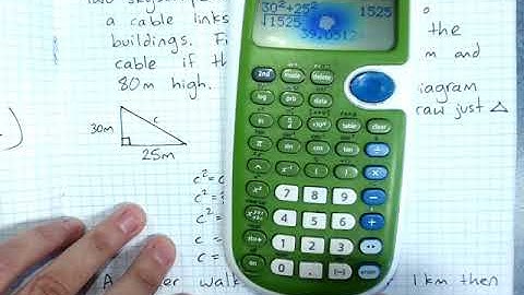 Pythagoras theorem word problems