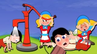 Jack et Jill montèrent la colline |Cartoon pour les enfants | pépinière populaire rime | Compilation