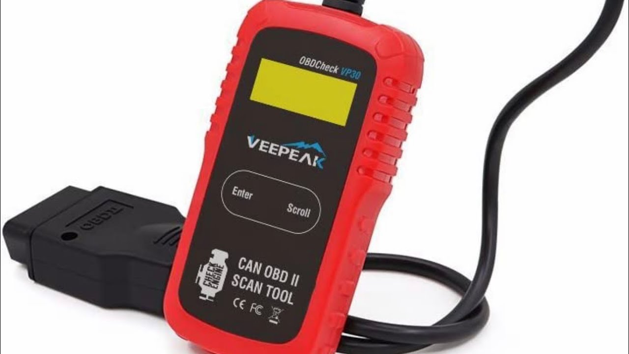 veepeak OBD2 scanner - YouTube