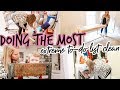 DOING THE MOST! | EXTREME TO-DO LIST CLEAN | ULTIMATE CLEANING MOTIVATION | SAHM