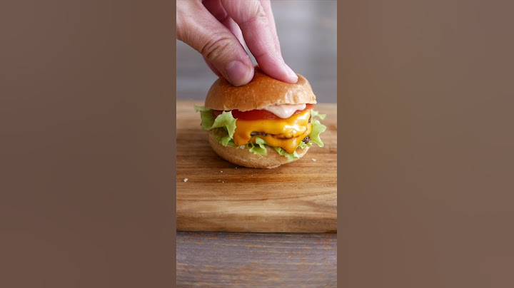Mini SMASH Burger with PRESS in action EASY as 1-2-3 | スマッシュバーガー