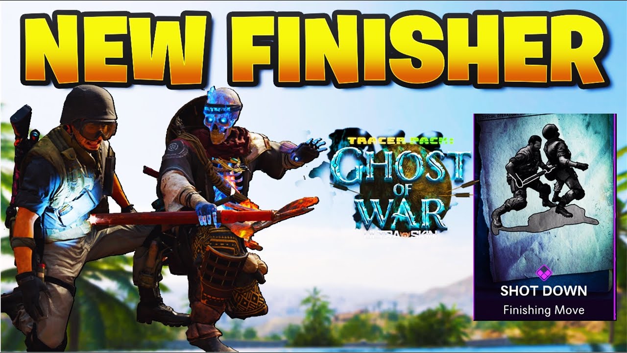 NEW "SHOT DOWN" FINISHER MOVE SHOT DOWN EXECUTION in WARZONE (GHOST