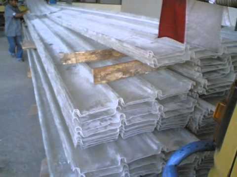  Talang  Air Gutter Atap Gelombang Transparan Fiberglass 