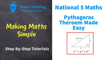 How to Solve Pythagoras Theorem Easily. National 5 Maths