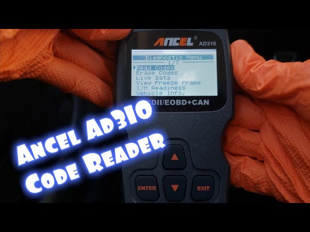 How To Use The Ancel AD310 Code Reader - Check Engine Light class=