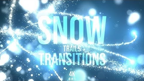 Christmas 2020 Snow Transitions | Motion Graphics - Videohive template