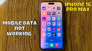 How to Fix Cellular Data Not Working Problem iPhone 16 Pro Max / Mobile data not working #new