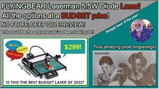 Flying Bear Laserman 5W Diode Laser Review! Comprehensive Review!