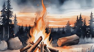 【FLAME】 Let's detox! Amazing beautiful flames and fire with relaxing BGM