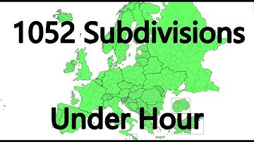 I Named All Subdivisions in Europe Under 1h
